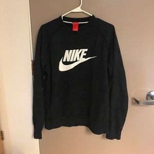 Black Nike crew neck