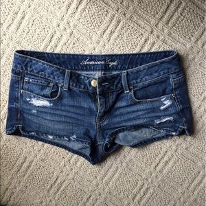 Denim shorts