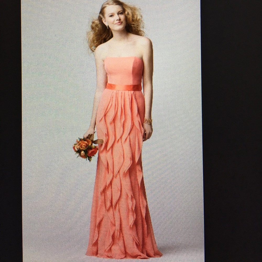 Bridal shop sell out sale!!! Size 10 coral.