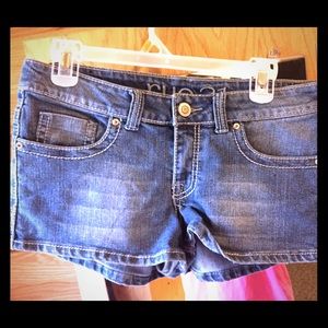Blue jean short shorts size 9/10