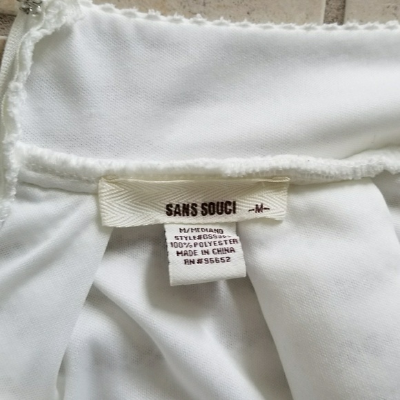 Pleated white skirt - Picture 6 of 8