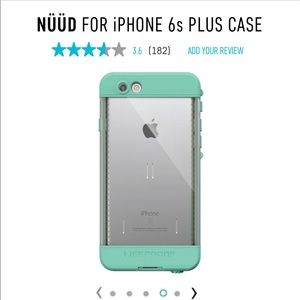 Mint green lifeproof case for 6/6s plus!