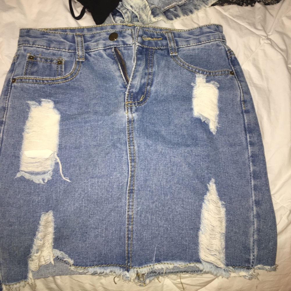 Jean skirt