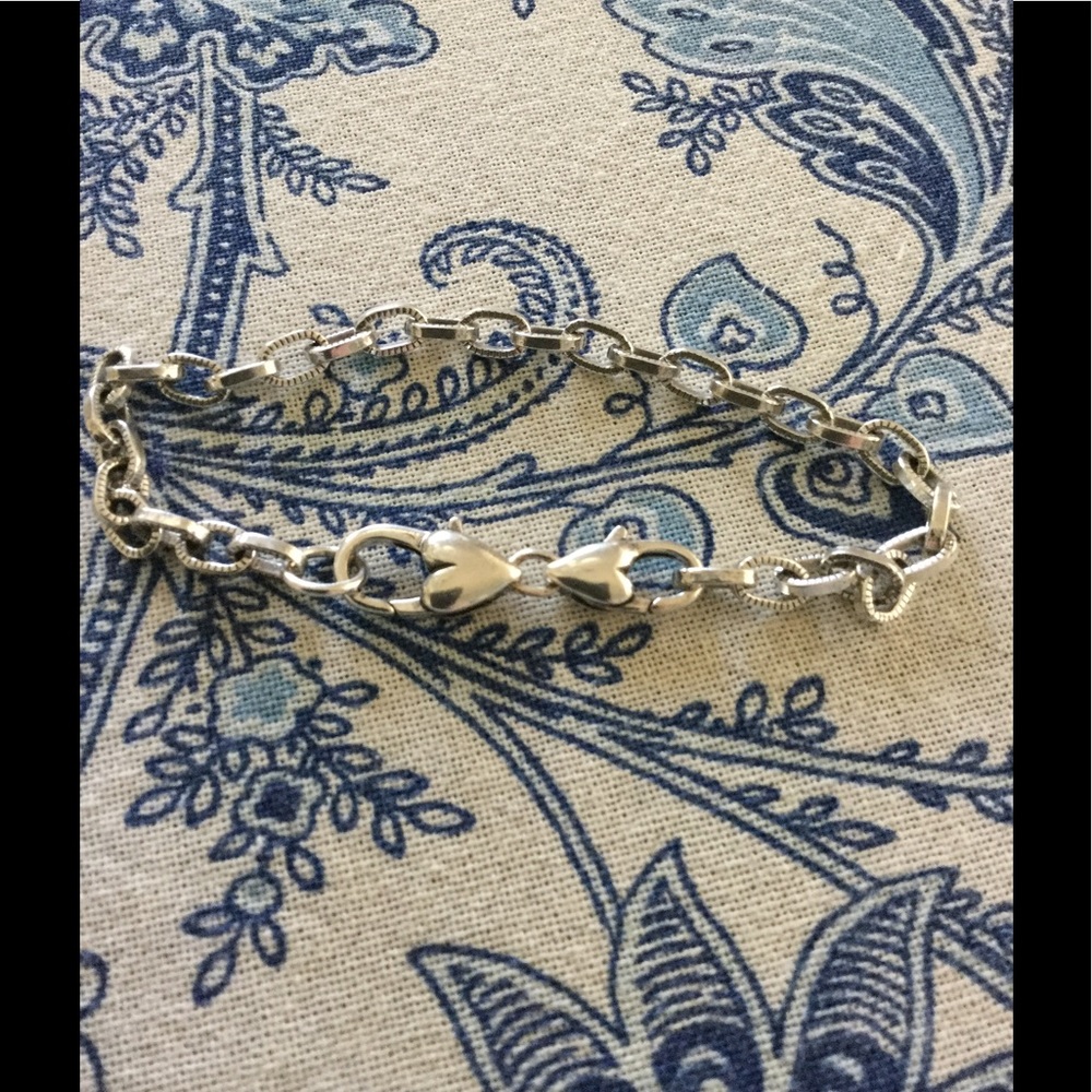 Silver bracelet / double claws not 925