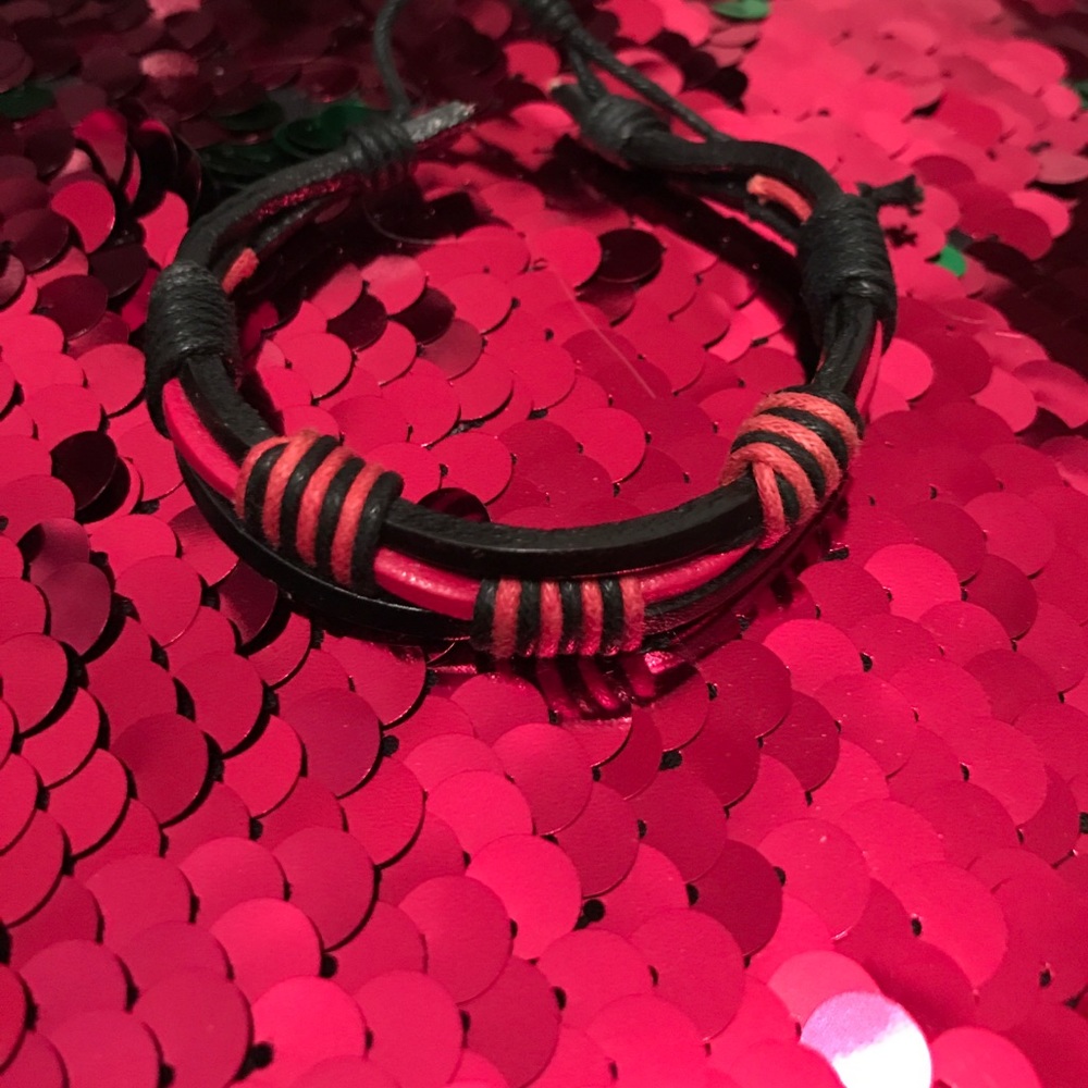 NEW Black & Red Bracelet