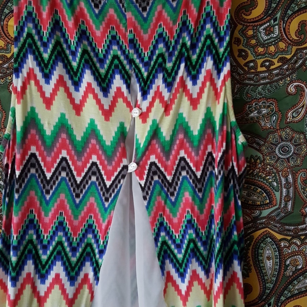 Aztec Print Tank - Picture 3 of 3
