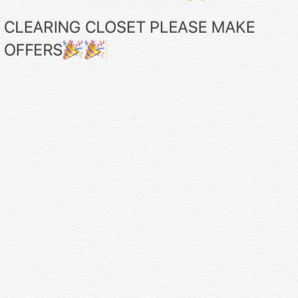 CLOSET CLEANING