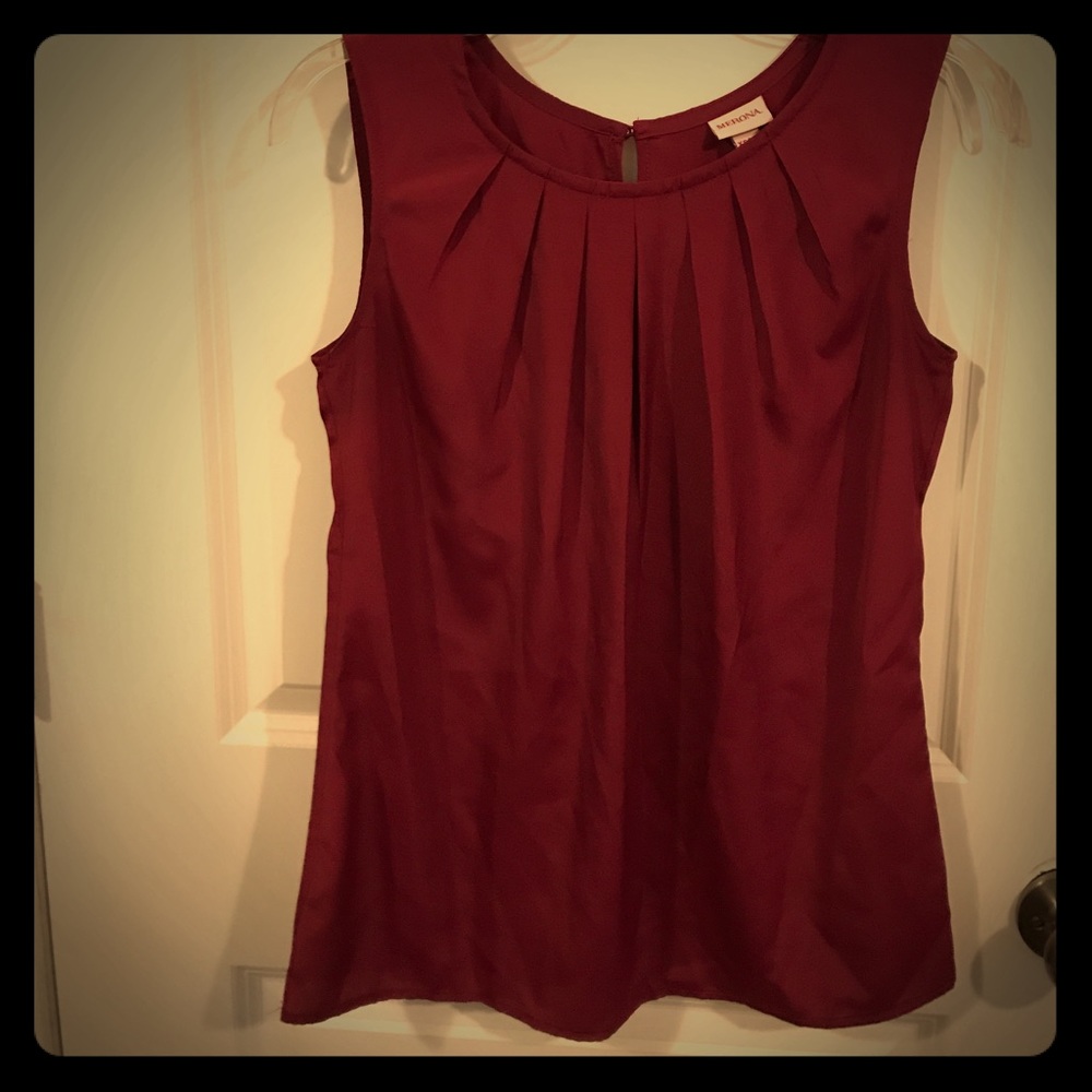 Merona burgundy / maroon top