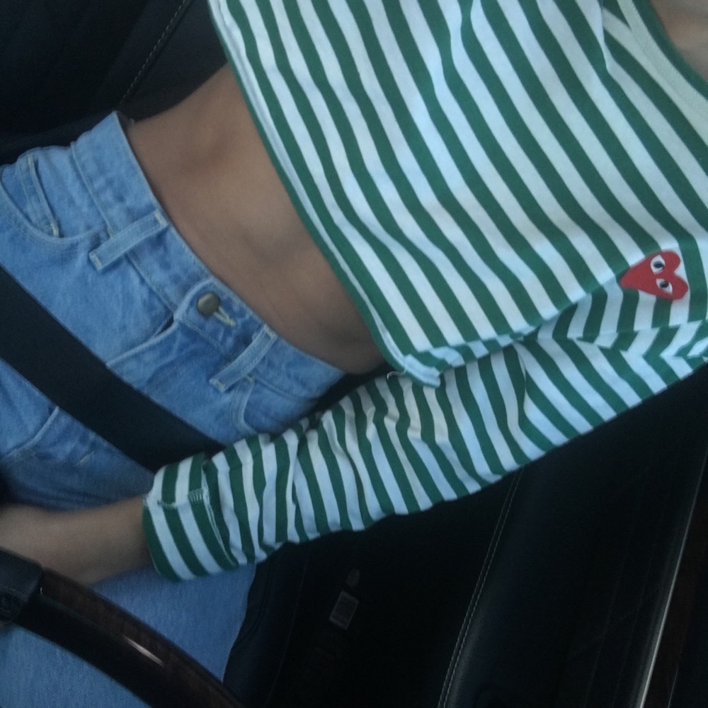 COMME DES GARÇONS CROP TOP
