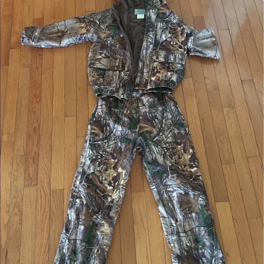 Youth Pants and Jacket lightweight camo