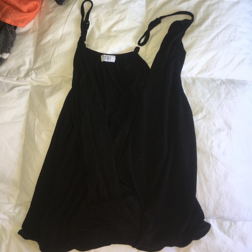 NWOT Low cut black Tobi tank