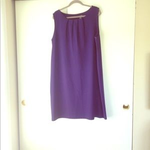 Landsend Sheath Knit Dress, 2x 20w/22w purple