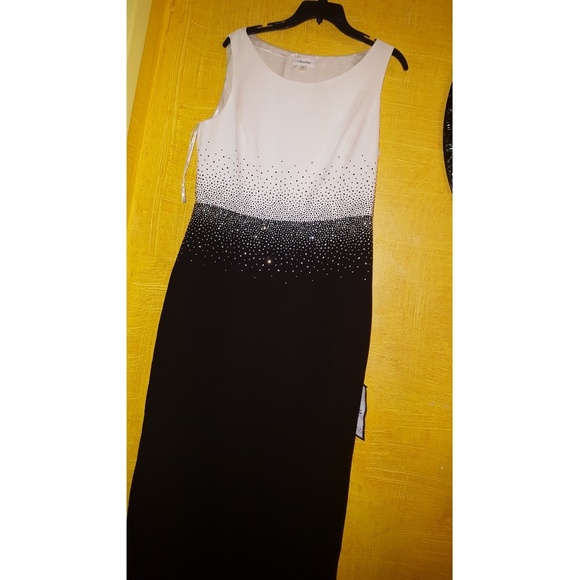 CALVIN KLEIN COCKTAIL GOWN 🆕 - Picture 6 of 8