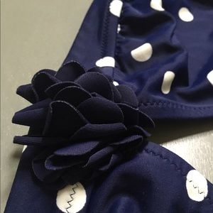 JCrew Polka Dot Bikini Top