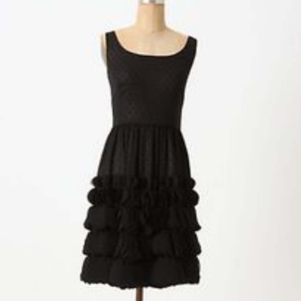 ANTHROPOLOGIE: Corey Lynn Calter Black Party Dress