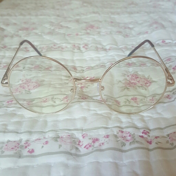 Trendy circle frame glasses - Picture 2 of 3