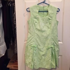 Retro Coulottes  Handmade? Green Print size M