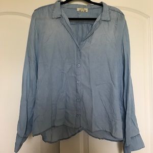 ANTHROPOLOGIE  Blue top