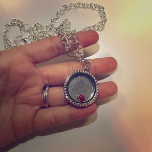 Oragami owl  teacher necklace