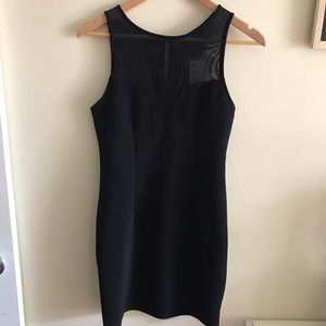 Black Dress with Mesh