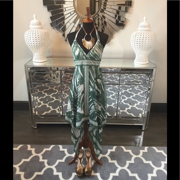 BCBG Maxzaria Halter Maxi Dress (100% Silk)❤️