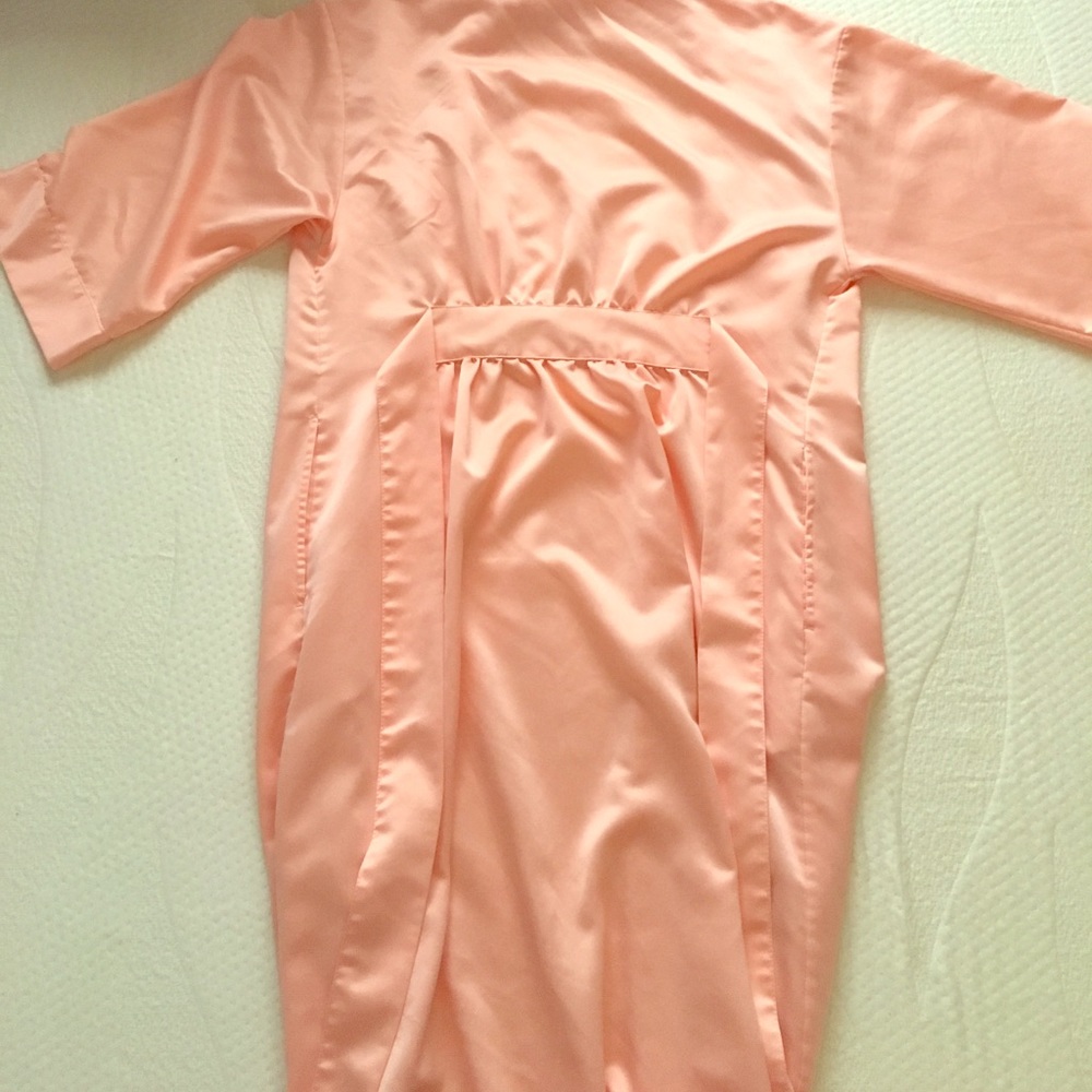 Silk long robe