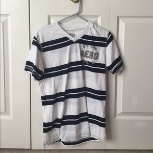 Aeropostale medium Striped Vneck tee