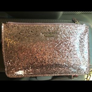 Pink Glitter Kate Spade Wristlet