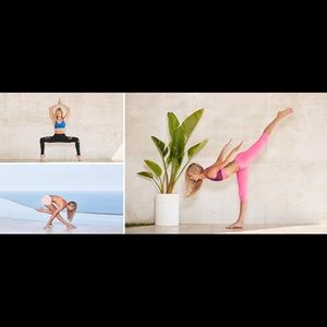 ✨ISO✨ Alo Yoga Airbrush Capri in Pink Glossy