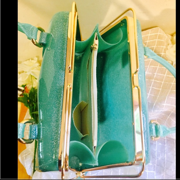 NEW! GLITTER SPARKLE JELLYBAG HANDBAG - Picture 4 of 4