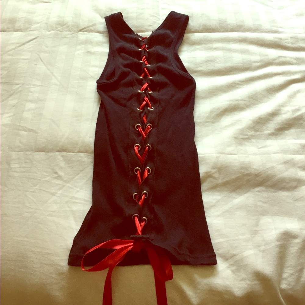 FOLTER Corset style tank top