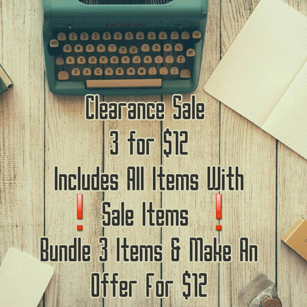 ❗ All Sale Item❗3 For $12