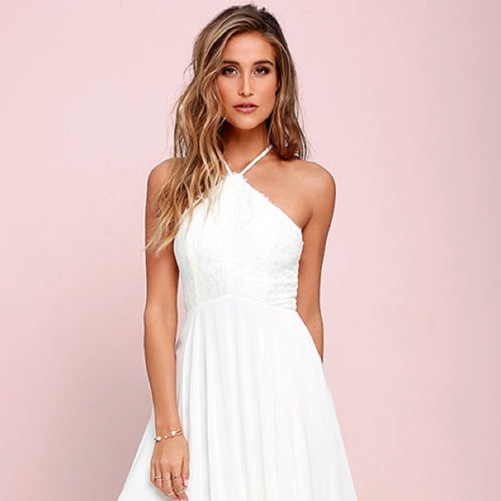 Ivory maxi dress