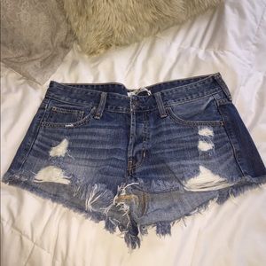 Denim shorts