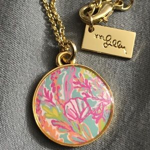 Gold Lilly Pulitzer necklace Gold Lilly Pulitzer necklace