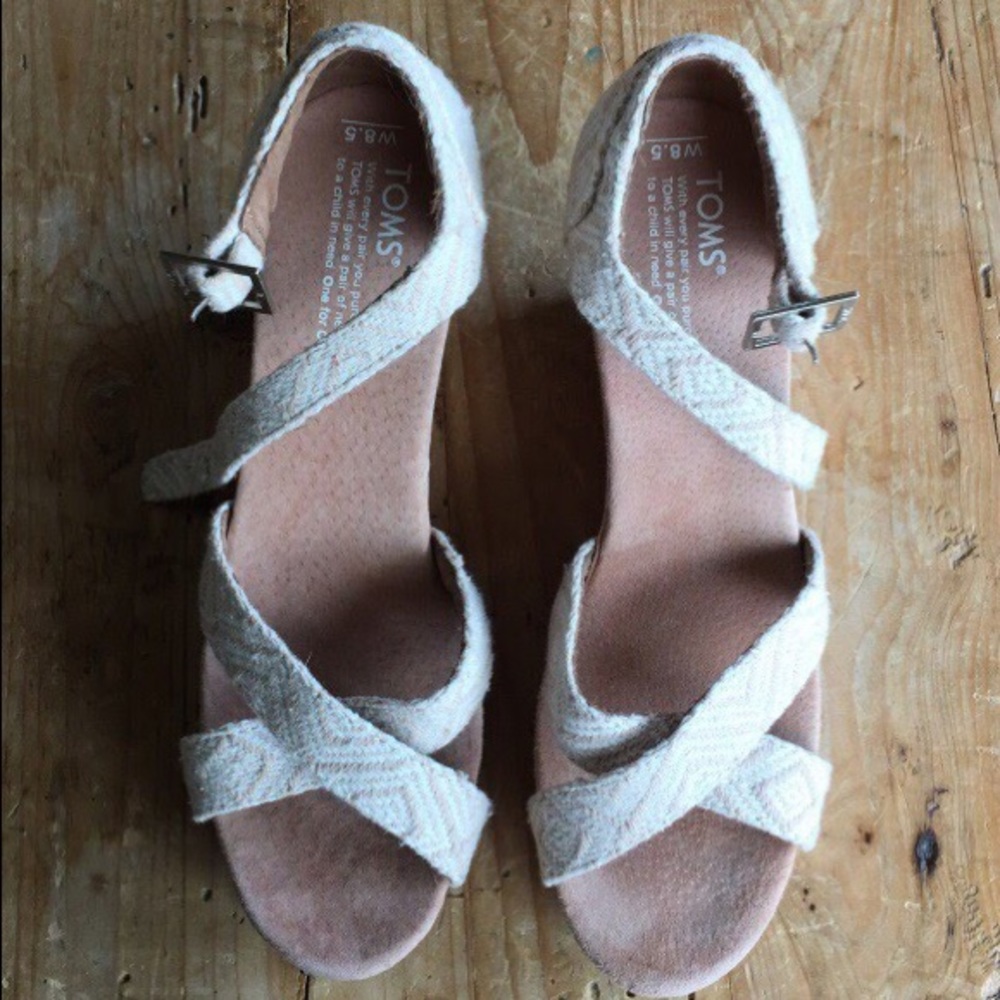 TOMS wedge heels