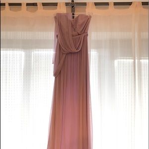 David's Bridal Versa Convertible Mesh Dress