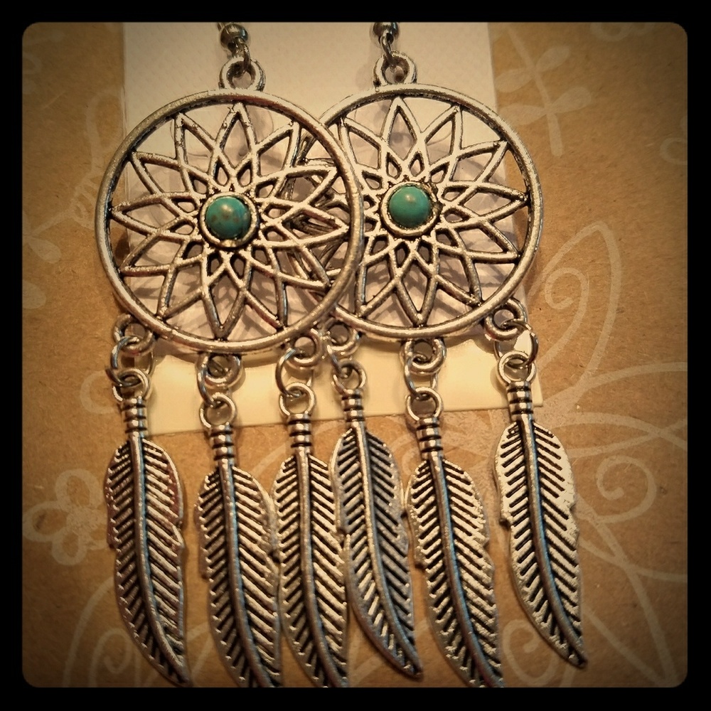 Dreamcatcher earrings