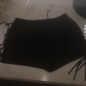 Black shorts, never worn