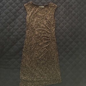 Loft  leopard print dress