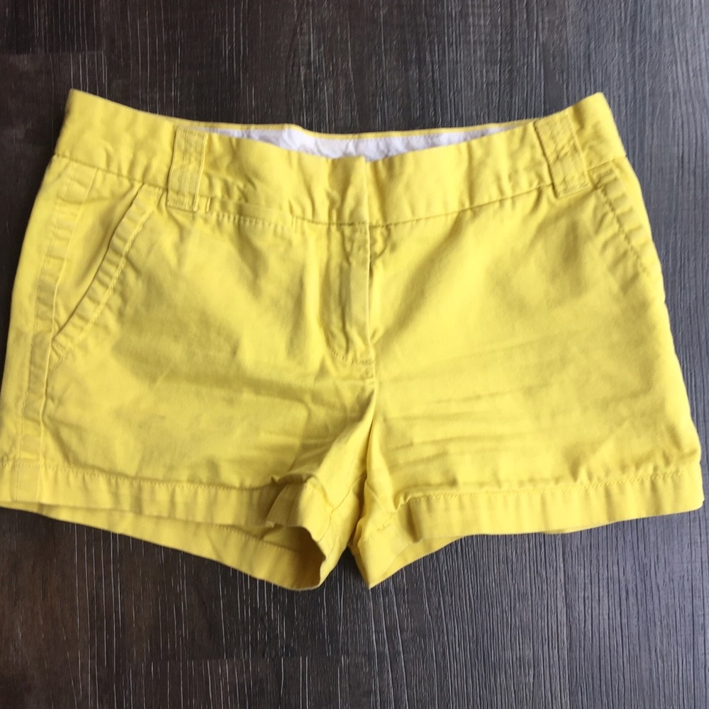 J.Crew 3" Chino Shorts - Yellow