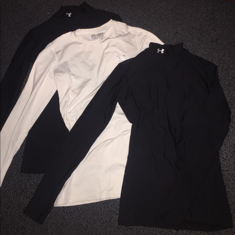 Under Armour bundle of cold gear tops