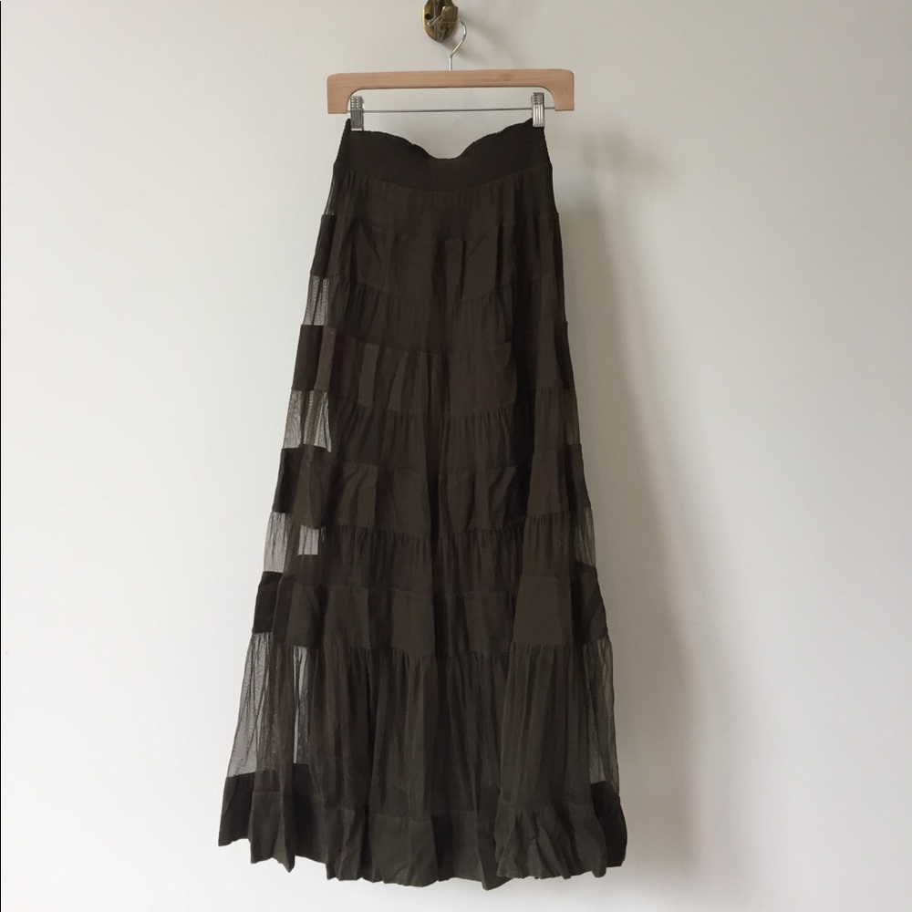 Anthropologie Maxi Skirt