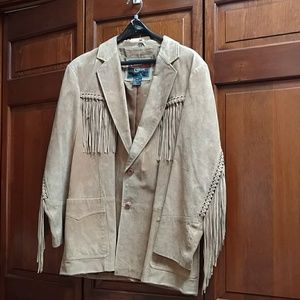 Awesome fringed jacket! 100% leather.  Lined 100%