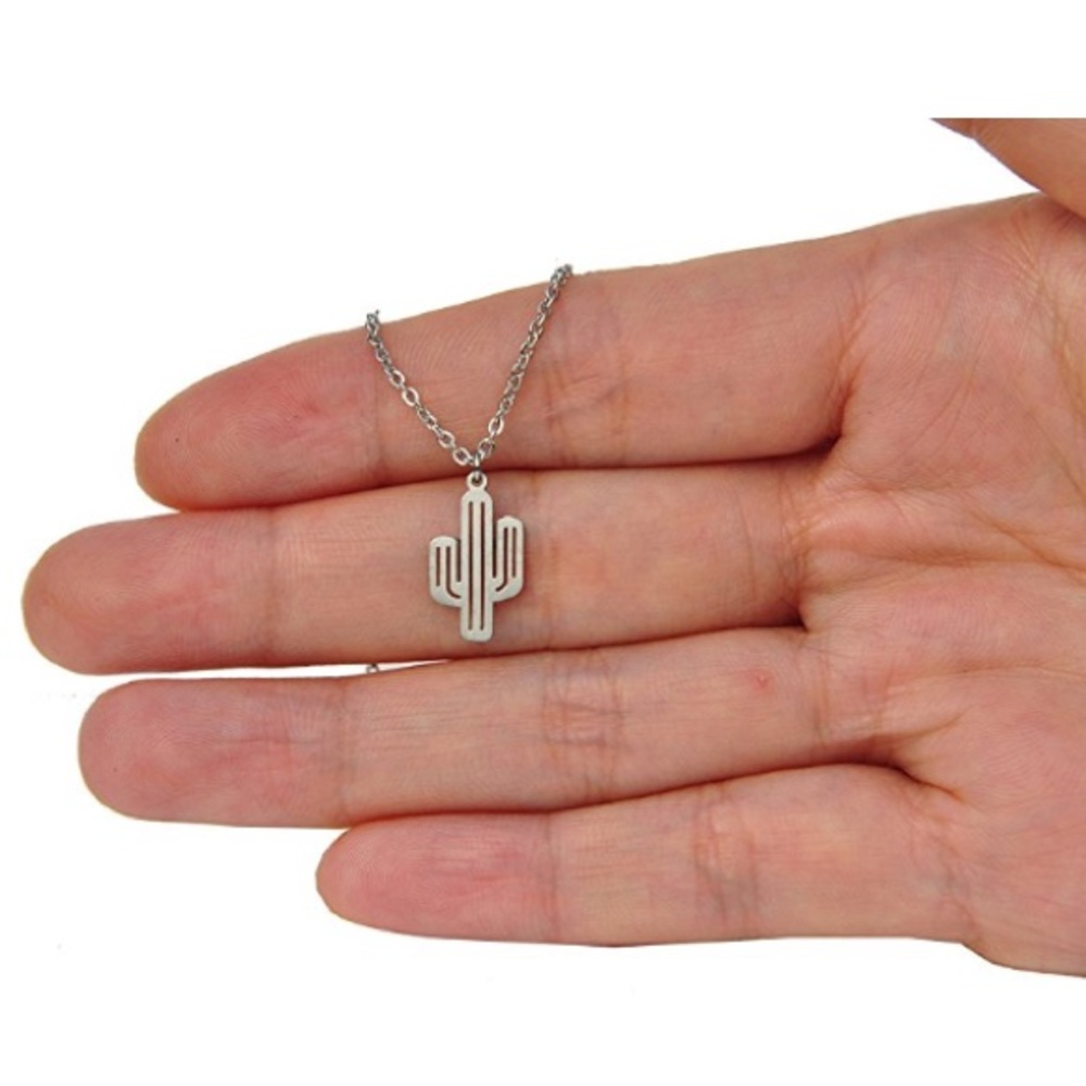 💕Silver Cactus Necklace💕