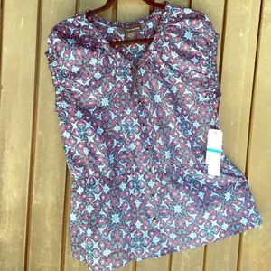 Pretty fresh blouse.  100% cotton.