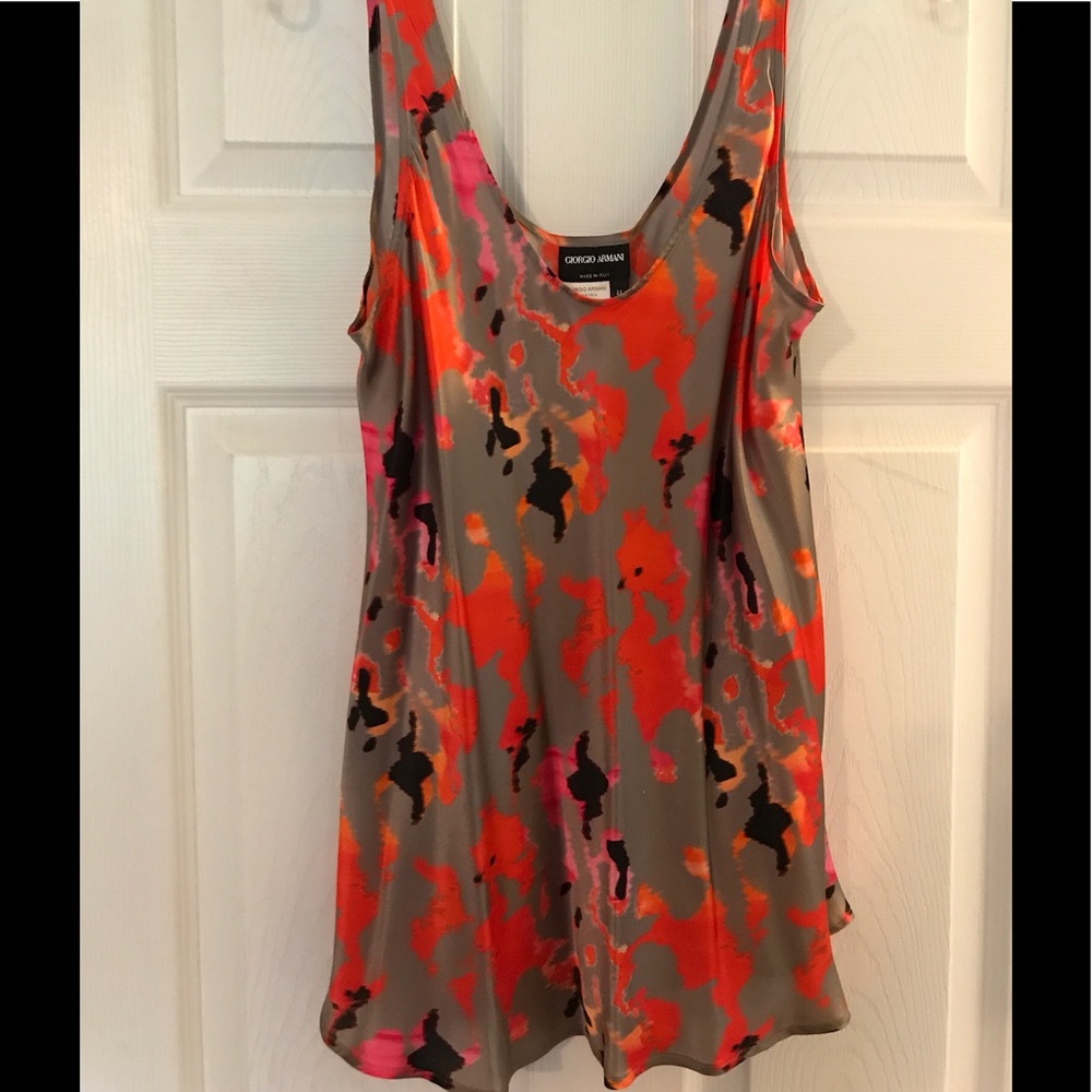 Giorgio Armani Black Label silk cami