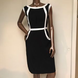 Ronni Nicole Black and White Shift Dress