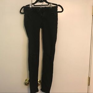 American eagle ripped black jeans