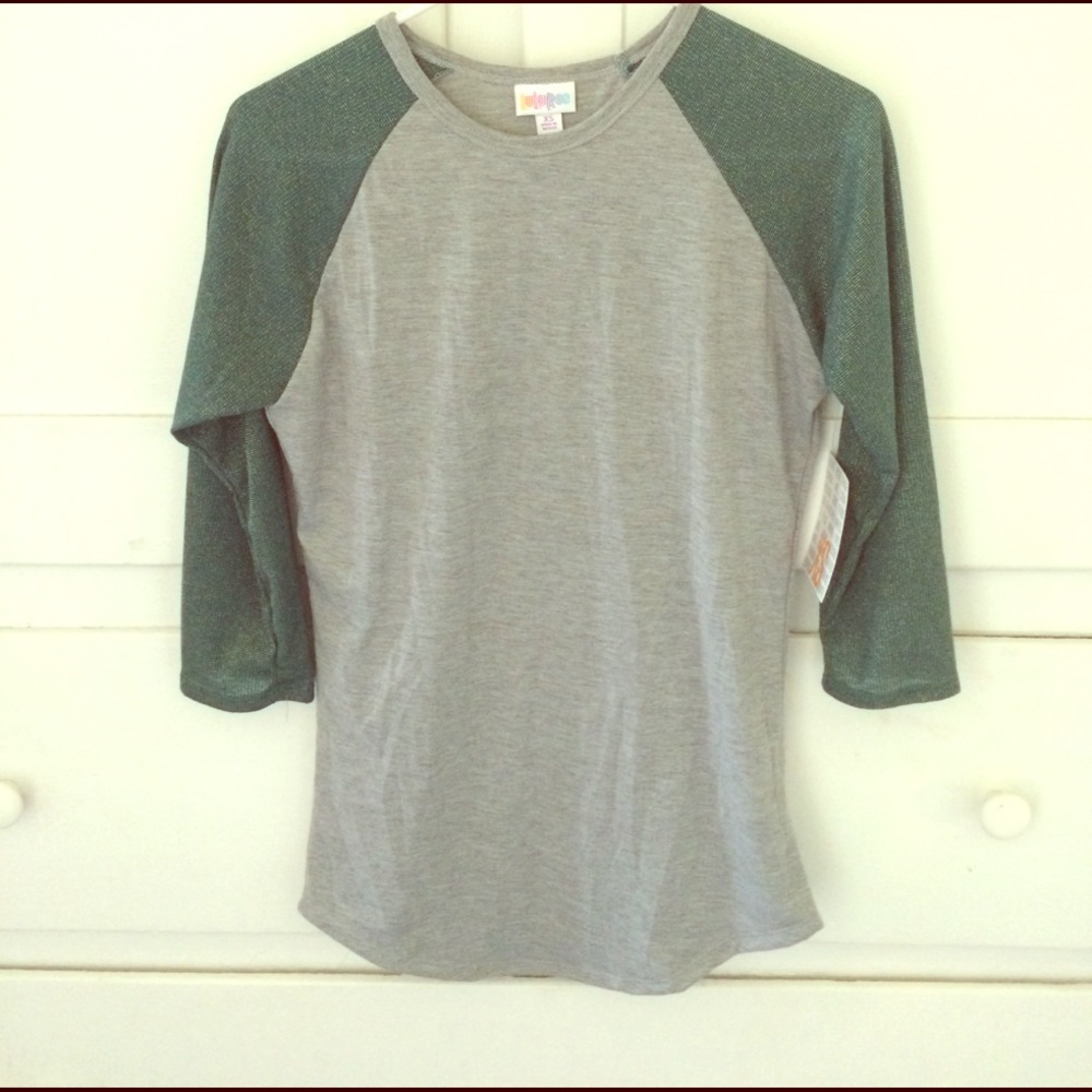 LuLaRoe baseball tee